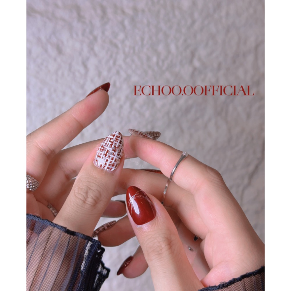 【 冬炙｜𝑾𝒊𝒏𝒕𝒆𝒓 𝑭𝒊𝒓𝒆 】ECHOO伊蔻穿戴甲事務所-細節圖2