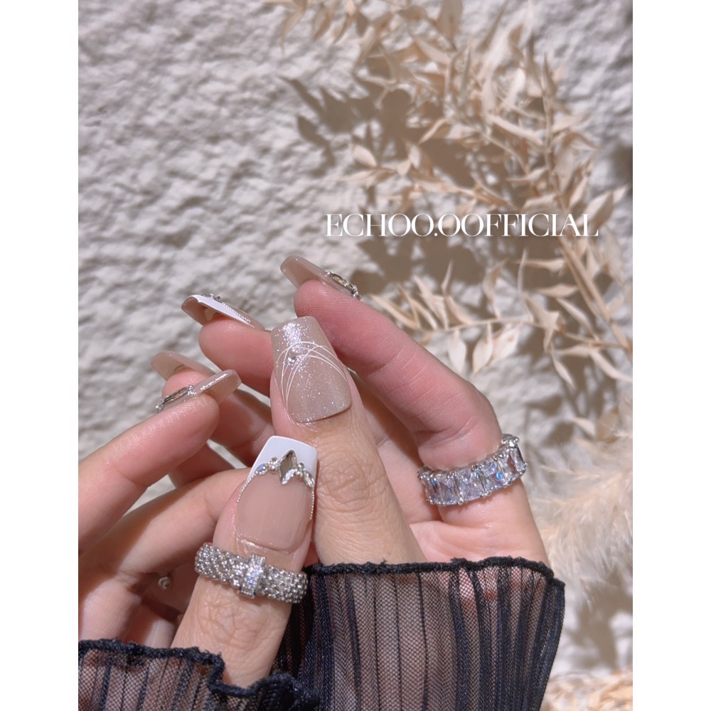 【 8月新款｜月神之淚 】ECHOO伊蔻穿戴甲事務所-細節圖2