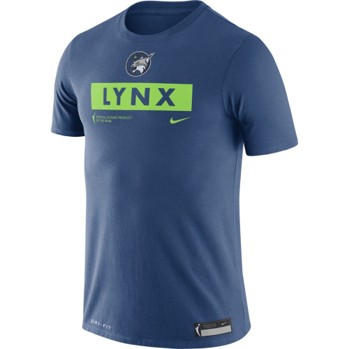 Nike Minnesota Lynx Practice Men＇s WNBA T-Shirt in Blue L號