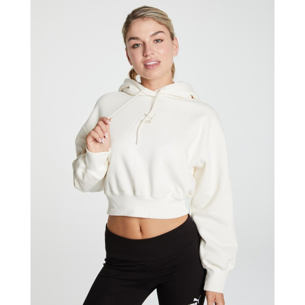 PUMA 流行系列Classics質感女短版連帽上衣  台灣定價2180 四色特價-細節圖4