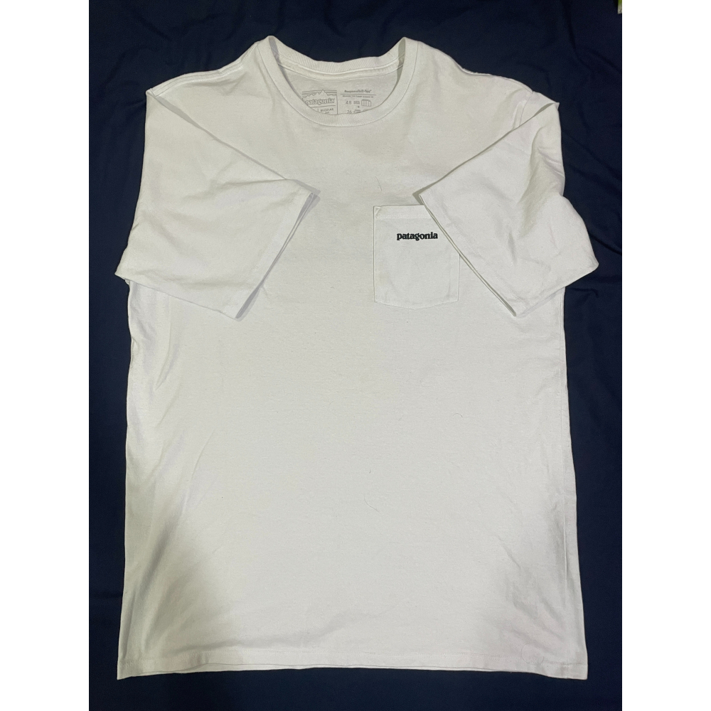 二手 Patagonia logo Responsibili-Tee 100%回收材質 M號-細節圖2