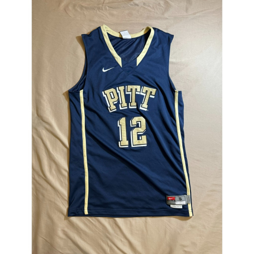 二手 Nike NCAA 匹茲堡大學 電繡球衣 S號