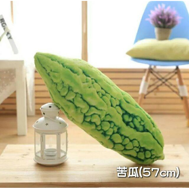 預購 創意仿真3D蔬菜抱枕 花椰菜 大白菜 馬鈴薯 青菜 苦瓜-細節圖4