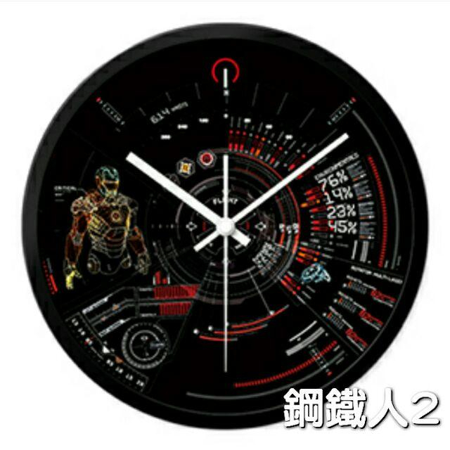 預購 鋼鐵人反應爐/戰鬥數據/戰爭機器 超靜音掛鐘-細節圖3