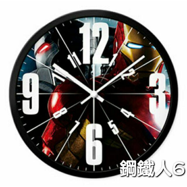預購 鋼鐵人反應爐/戰鬥數據/戰爭機器 超靜音掛鐘-細節圖6