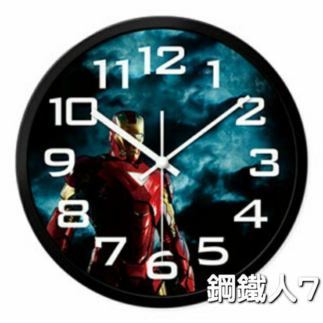 預購 鋼鐵人反應爐/戰鬥數據/戰爭機器 超靜音掛鐘-細節圖7