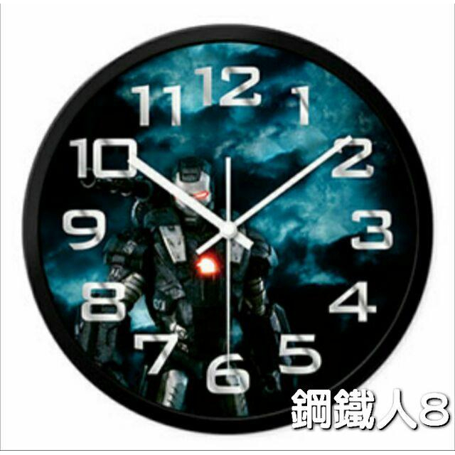 預購 鋼鐵人反應爐/戰鬥數據/戰爭機器 超靜音掛鐘-細節圖8