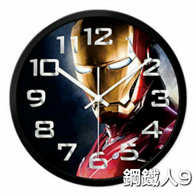 預購 鋼鐵人反應爐/戰鬥數據/戰爭機器 超靜音掛鐘-細節圖9