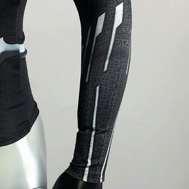 預購 新版黑豹戰衣 長短袖概念衣服 運動排汗衣速乾衣 復仇者聯盟3無限之戰-細節圖3