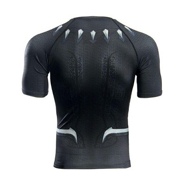 預購 新版黑豹戰衣 長短袖概念衣服 運動排汗衣速乾衣 復仇者聯盟3無限之戰-細節圖6