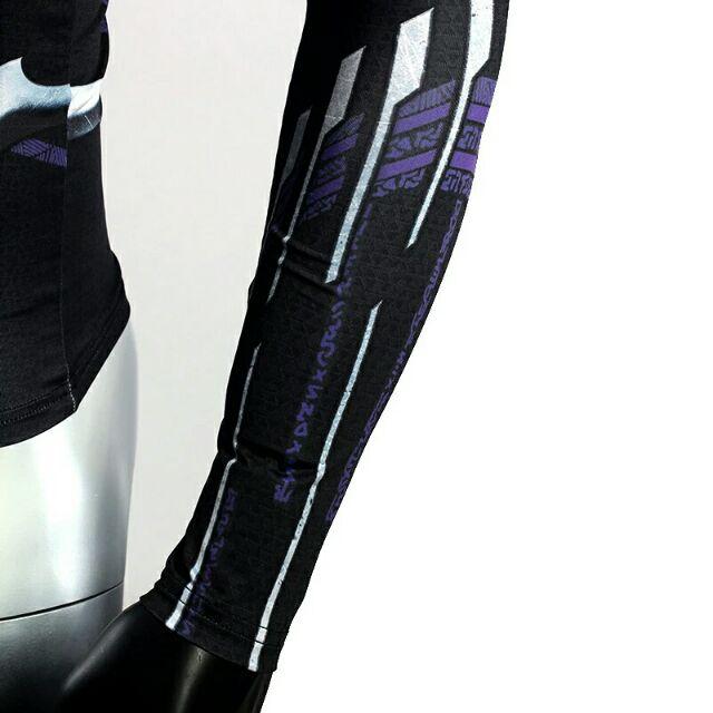 預購 新版黑豹戰衣能量版 長短袖概念衣服 運動排汗衣速乾衣 復仇者聯盟3無限之戰-細節圖3