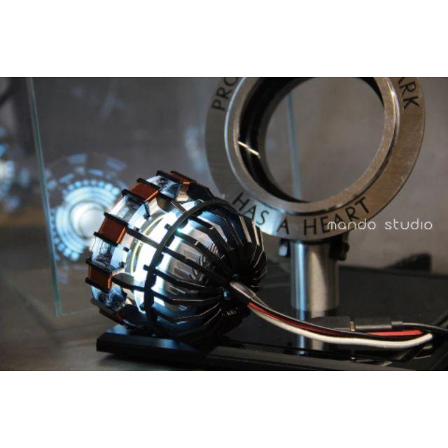 預購 鋼鐵人MK1方舟反應爐DIY合金1：1拼裝模型 MANDO新版正品-細節圖3