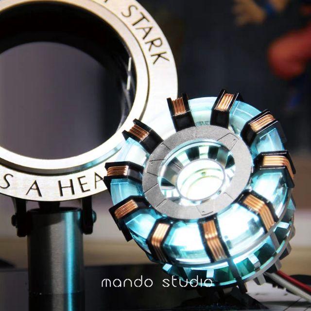 預購 鋼鐵人MK2方舟反應爐DIY合金1：1拼裝模型 MANDO正版新品-細節圖2