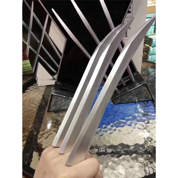 預購 X戰警金屬材質金鋼狼爪附觸控發光底座 HCMY出品-細節圖6