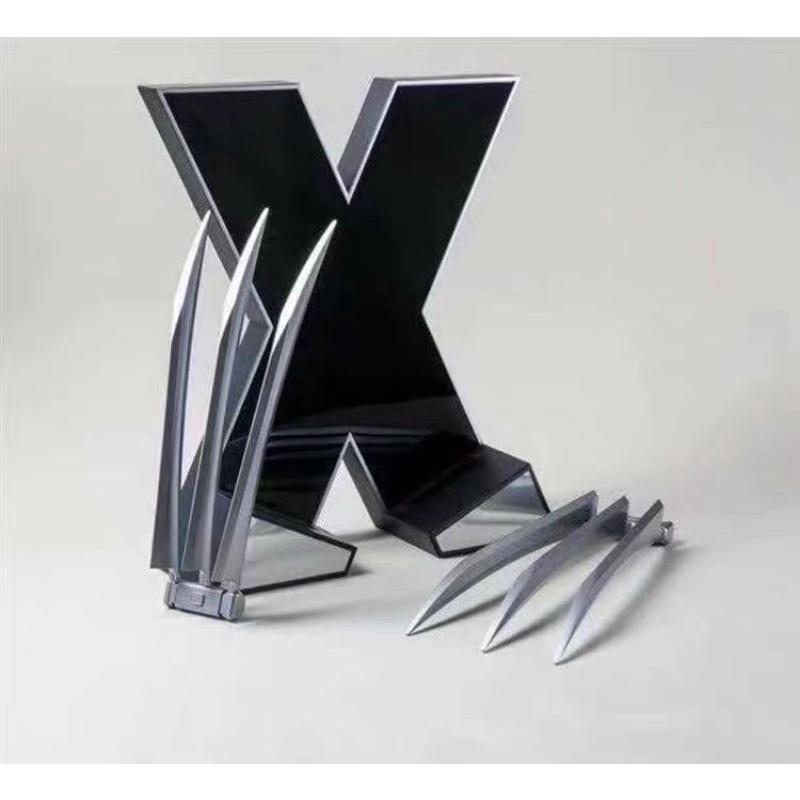 預購 X戰警金屬材質金鋼狼爪附觸控發光底座 HCMY出品-細節圖7