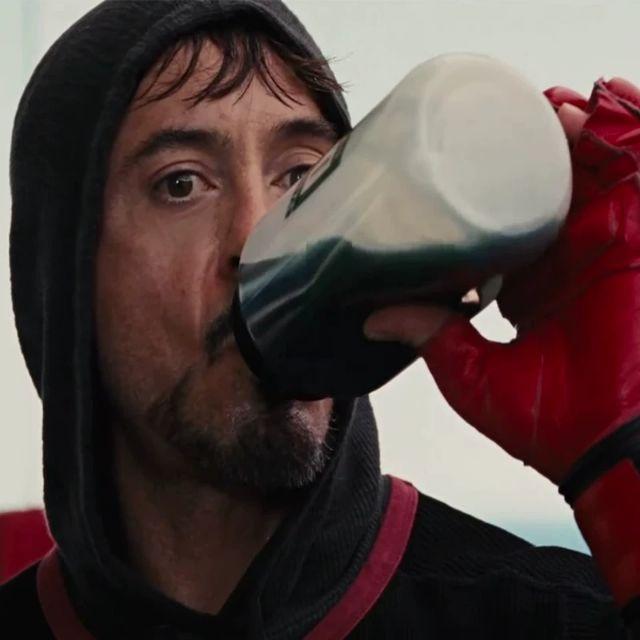 預購 鋼鐵人2 假兩件連帽拳擊運動上衣 復仇者聯盟-細節圖2