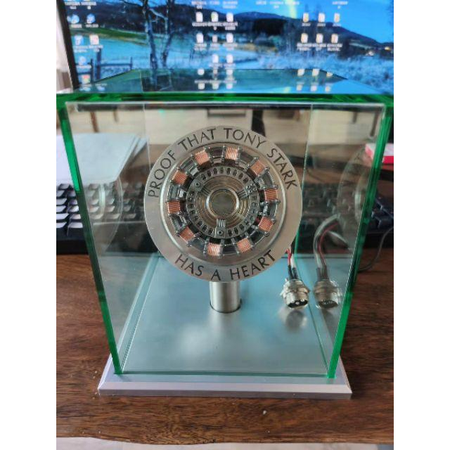 預購 成品免組裝 附支架＋展示盒  鋼鐵人MK1/MK2 方舟反應爐 HCMY出品 復仇者聯盟-細節圖2