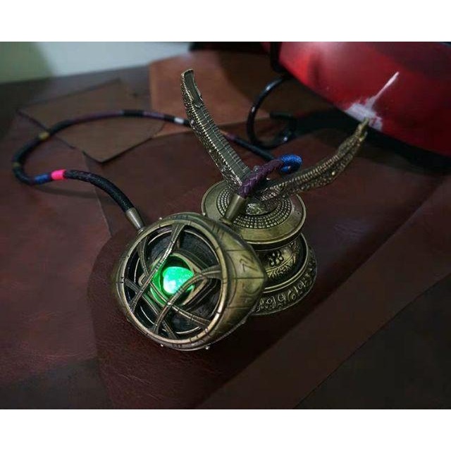 預購 奇異博士1：1全金屬發光項鍊 阿迦莫多之眼/發光底座 HCMY出品 復仇者聯盟 時間寶石-細節圖9
