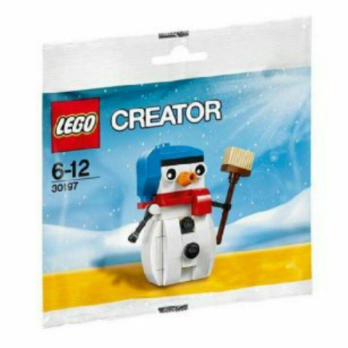 [膠囊玩具櫃]LEGO樂高30197聖誕雪人