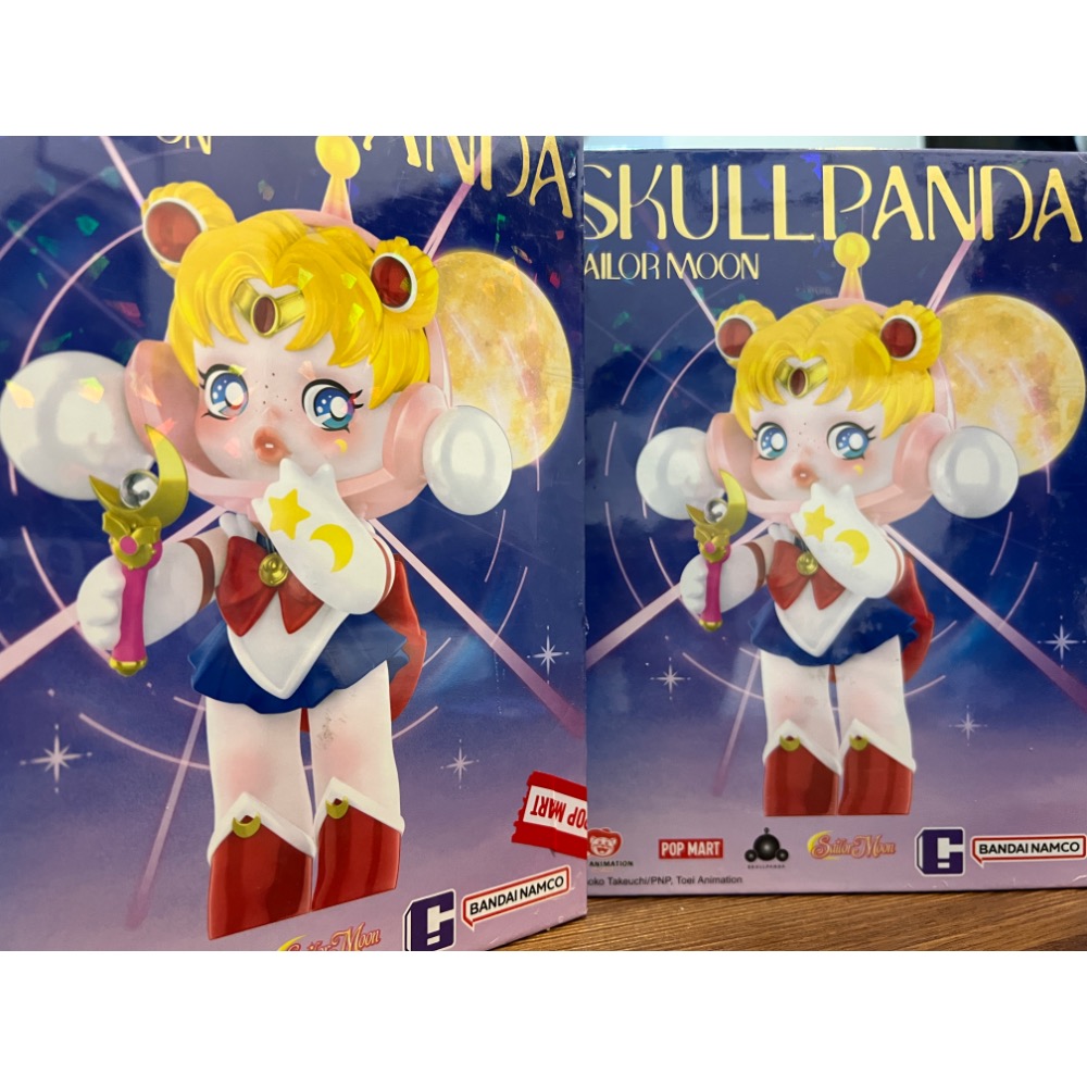 POPMART泡泡瑪特 SKULLPANDA × 美少女戰士 全新正品未拆公仔-細節圖2