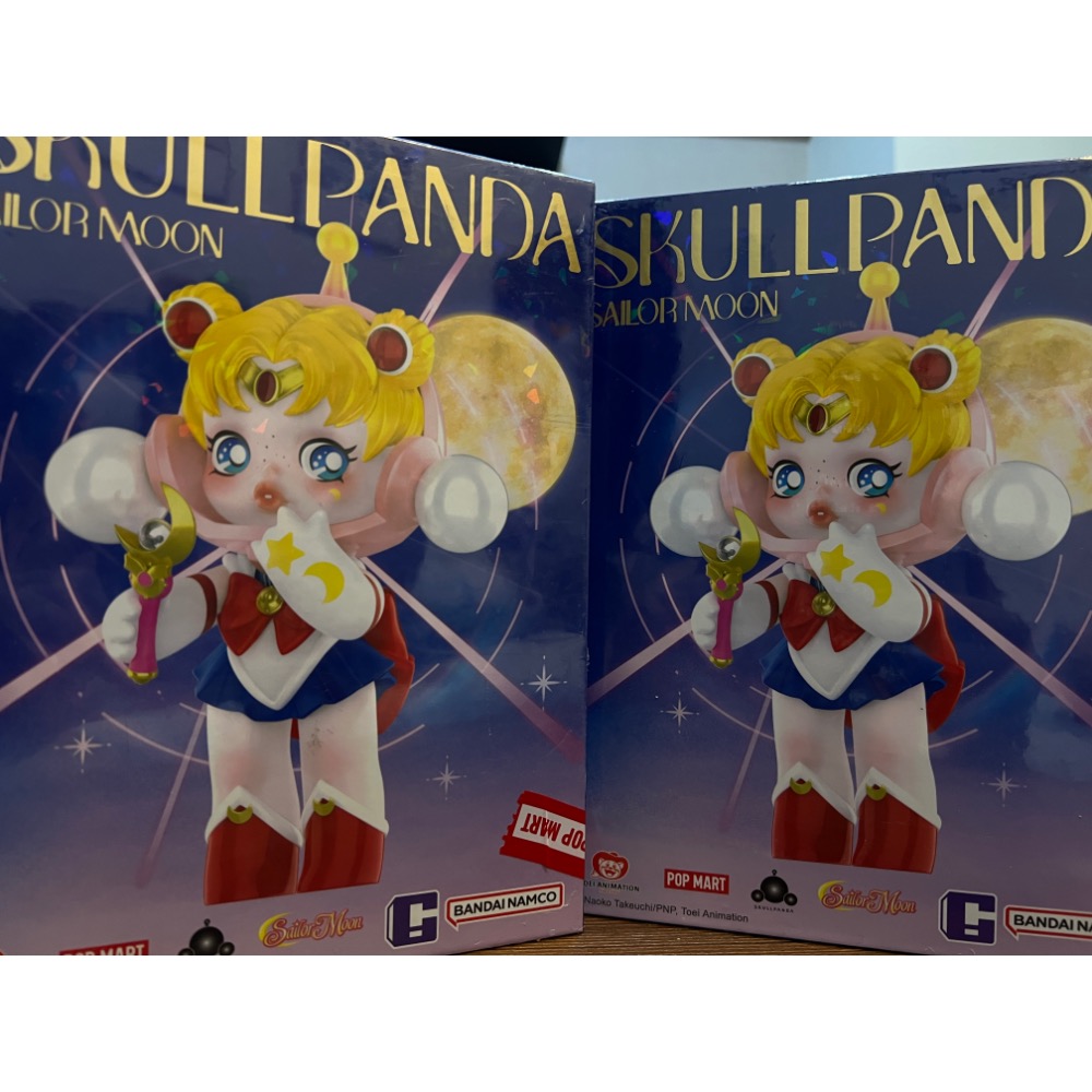 POPMART泡泡瑪特 SKULLPANDA × 美少女戰士 全新正品未拆公仔-細節圖3