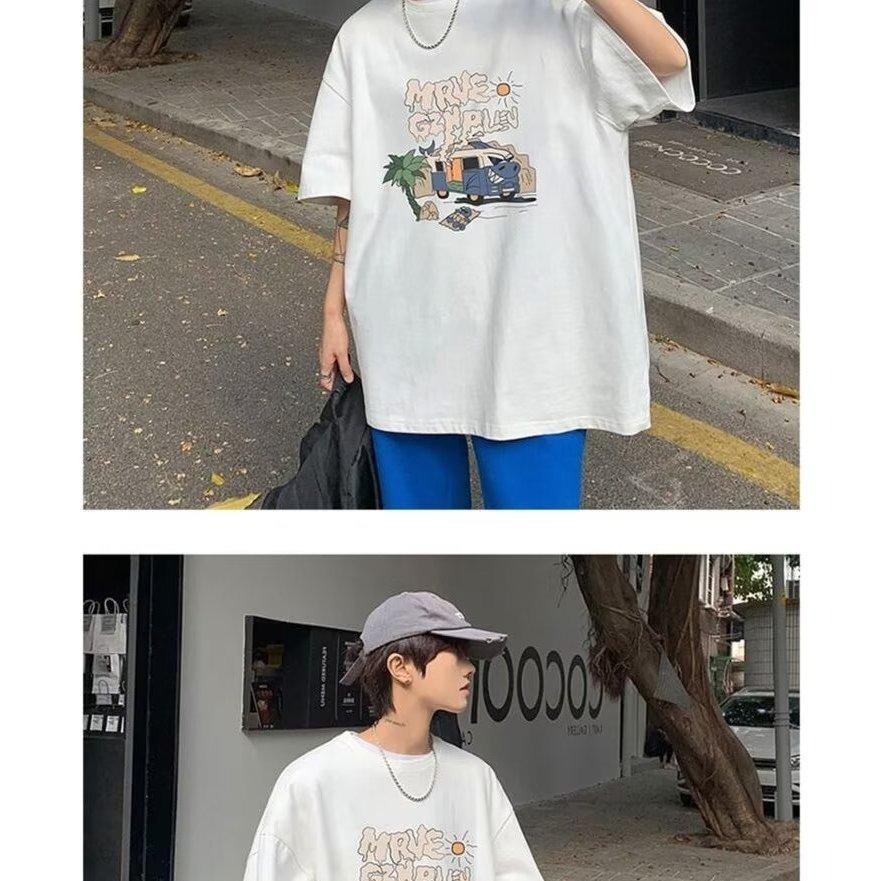 台灣現貨 M-8XL 純棉T恤 潮牌衣服 大尺碼上衣 上衣 短T 情侶裝 男生衣服 上衣男 短袖t恤 男生上衣 TA11-細節圖6