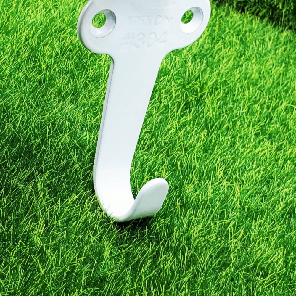 ［9104］不銹鋼衣帽鈎 單掛衣鉤浴室毛巾門後衣帽壁掛衣架掛鉤廚房牆壁單鉤 入戶玄關門 工業風 J型鉤試衣間衣帽鈎-細節圖4