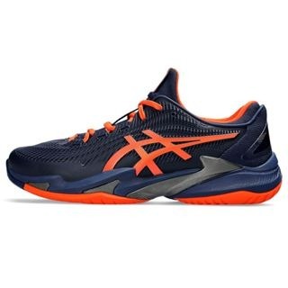 ASICS COURT FF 3 男鞋 澳網配色 網球鞋 深藍橘 1041A370-401-細節圖2