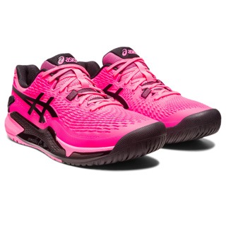 ASICS GEL-RESOLUTION 9 R9 男鞋 法網網球配色 粉黑 網球鞋 1041A330-700 - 威利運動鞋店 ...