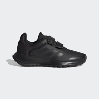 ADIDAS Tensaur Run 2.0 CF K 中大童 輕量 皮面 黑鞋 黑色學生鞋 慢跑鞋 黑 GZ3443