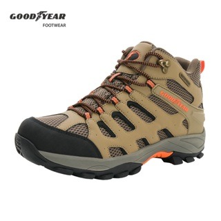 GOODYEAR 固特異 登山系列 山之王者 男鞋 透濕防水 高筒防水戶外鞋 登山鞋 卡其 GAMO33511-細節圖2