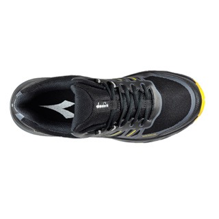 DIADORA 迪亞多那 戶外系列 男鞋 黑黃 低筒 防潑水 透氣 越野鞋 登山鞋 DA73286-細節圖3