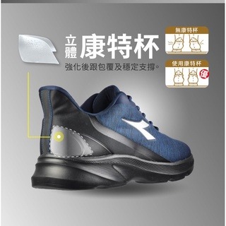 DIADORA 迪亞多那 慢跑系列 男鞋 防潑水 輕量 寬楦 慢跑鞋 運動鞋 DA71265-細節圖4