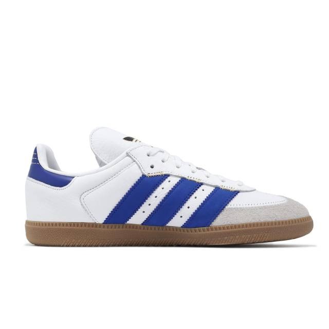 ADIDAS 愛迪達 男 ORIGINALS SAMBA OG 白 藍 休閒鞋 經典鞋 - If1813-細節圖3