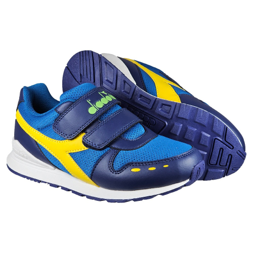 DIADORA 迪亞多納 童鞋 經典時尚 Class 輕量 寬楦 透氣 慢跑鞋 運動鞋 藍 DA11127
