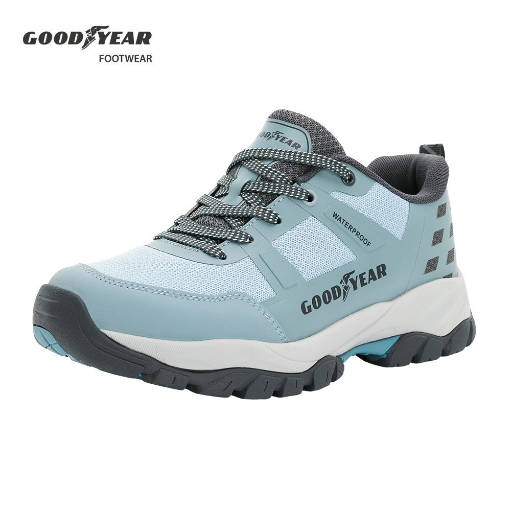 GOODYEAR 固特異 登山系列 提頓Lite 女鞋 動態防水 低筒防水戶外鞋 登山鞋 藍 GAWO42406-細節圖2