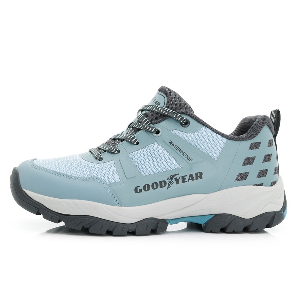 GOODYEAR 固特異 登山系列 提頓Lite 女鞋 動態防水 低筒防水戶外鞋 登山鞋 藍 GAWO42406-細節圖3