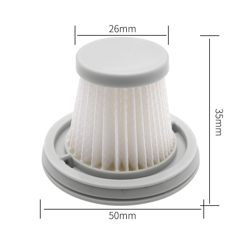 適用小米米家隨手吸塵器配件濾芯過濾網無線手持車載可水洗HEPA-細節圖2