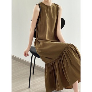 🕊️氣質簡約無袖魚尾洋裝-細節圖4