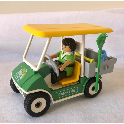 Playmobil 摩比 絕版 5437 露營區服務車 可改高爾夫球車（二手無盒）