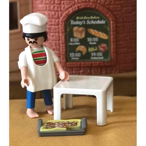 Playmobil 摩比 5203 絕版 廚師 人偶包 第一代 抽抽包（二手）