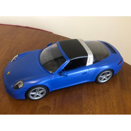 Playmobil 摩比 Porsche 911 targa 4S 保時捷 絕版 藍色 敞篷跑車（二手完整無盒）