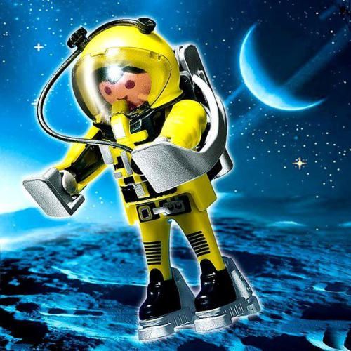 Playmobil 摩比 4747 絕版 太空人 宇宙人 宇航員（全新袋裝無盒）