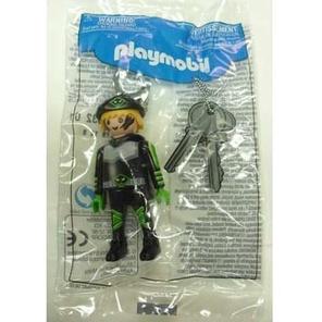 Playmobil 摩比 多款 絕版 全新 鑰匙圈 空姐 特務 城市少女 海盜 警察 原始人 騎士-細節圖2