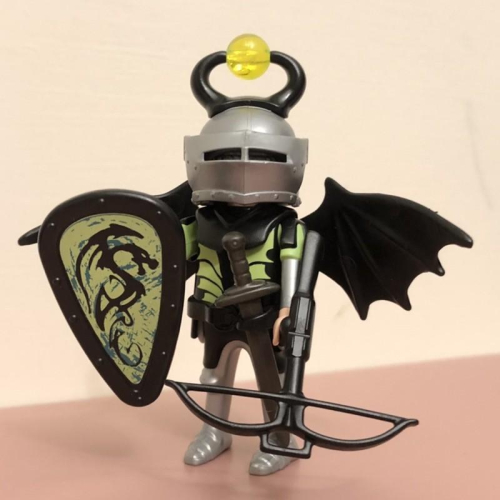Playmobil 摩比人 騎士 中世紀 飛龍在天 蝙蝠俠 盾牌 盔甲