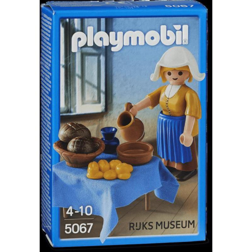 正版 德國 Playmobil 摩比 5067 倒牛奶的女僕 荷蘭 限定款 名畫家 弗美爾（全新盒裝）