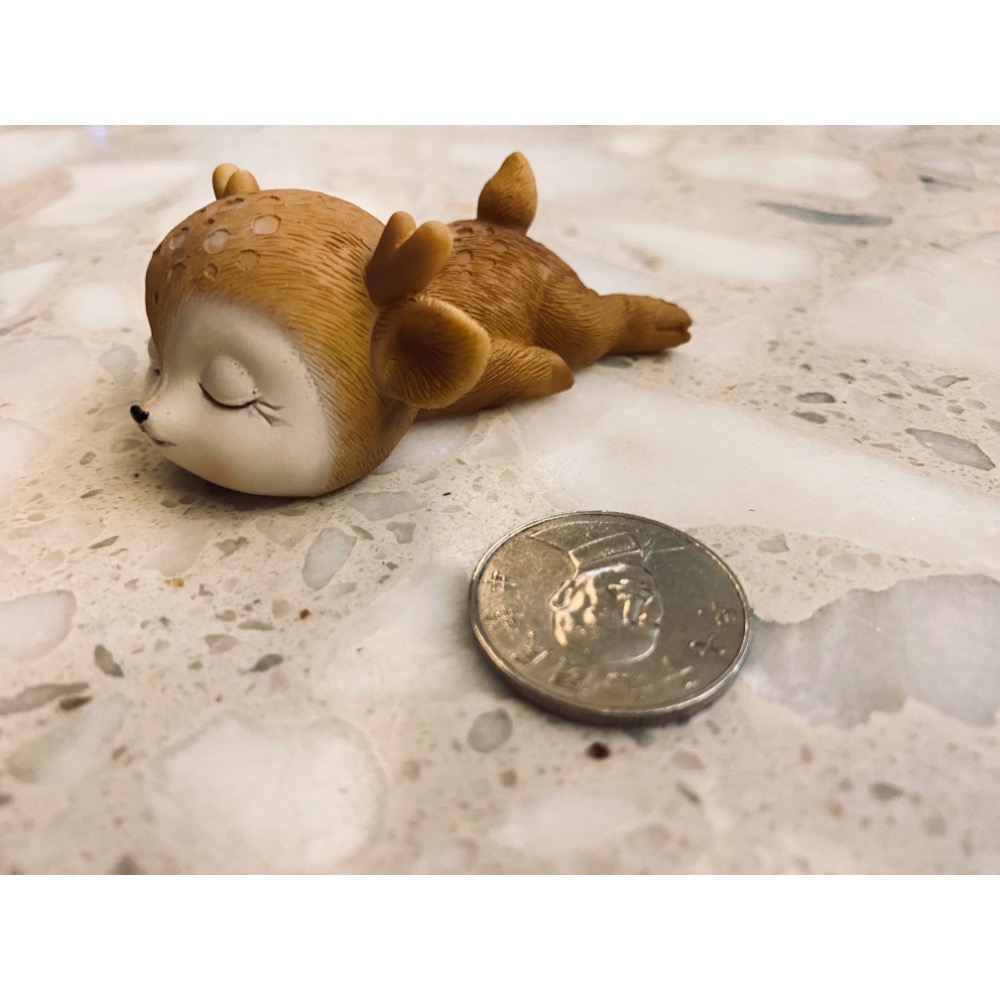 沈睡鹿寶寶擺飾品五個一組入-細節圖4