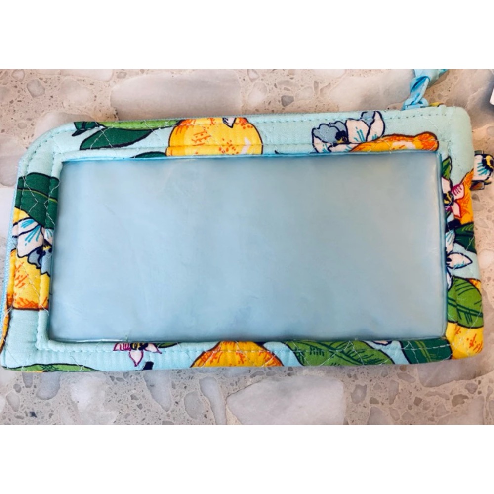 Vera Bradley RFID Tech Wristlet檸檬草花布手拿-細節圖4