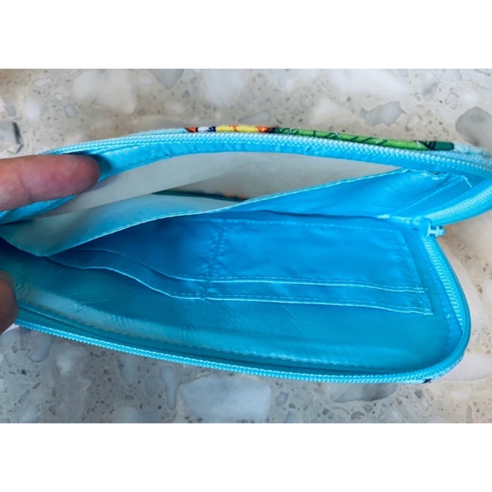 Vera Bradley RFID Tech Wristlet檸檬草花布手拿-細節圖5