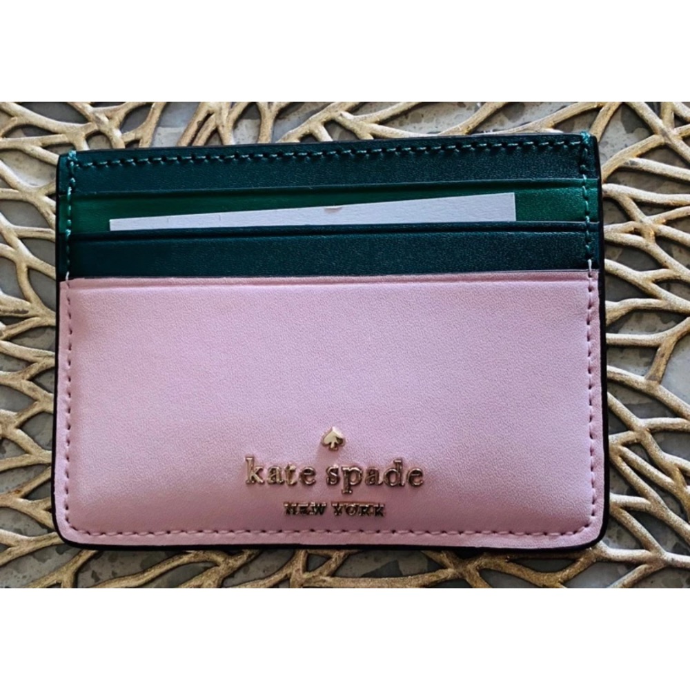全新kate spade鳳梨卡夾惜售-細節圖2